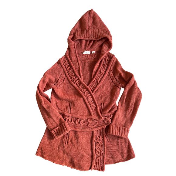 Women’s Anthropologie Sleeping On Snow Ode Sonnet Wool Cardigan Sweater Large - Picture 1 of 7
